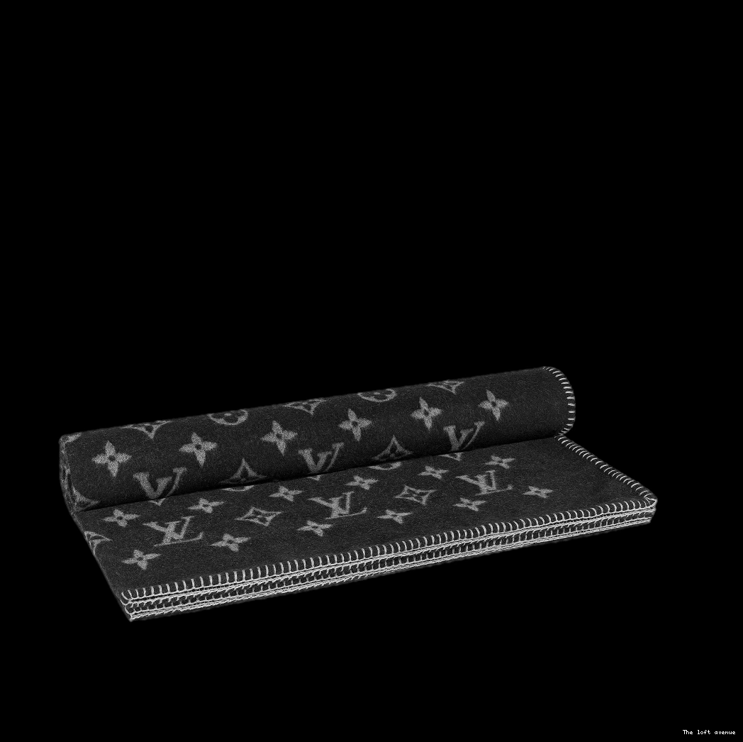 BLANKET THROW CUSTOM BLACK LV 0729